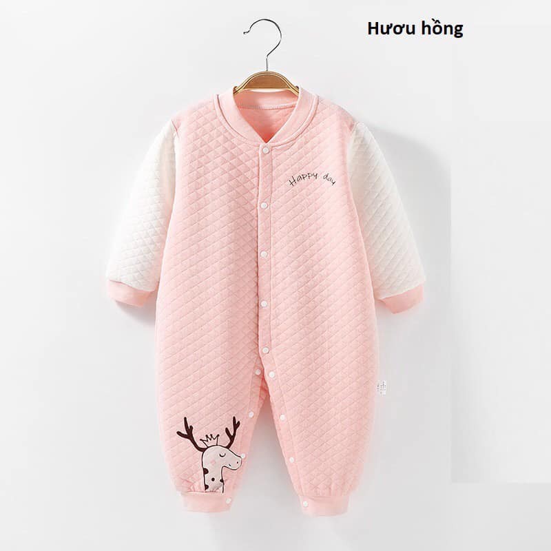 Body liền thân trần bông họa tiết ngộ nghĩnh cho bé