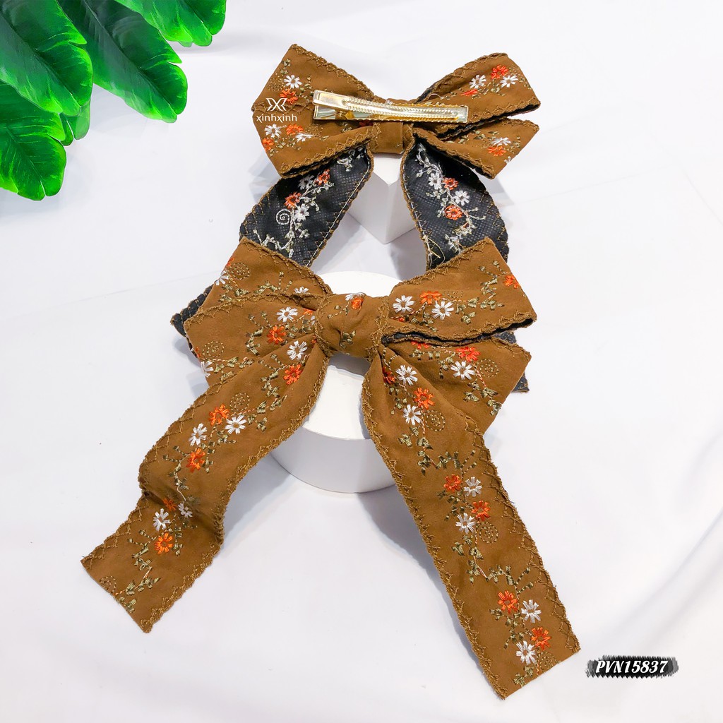 Kẹp tóc mỏ vịt nơ xinh xắn cho bạn gái - Xinh Xinh Accessories