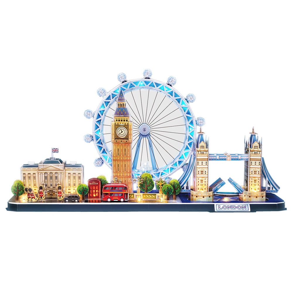 Mô Hình Giấy 3D CubicFun - Led Cityline London City L532h