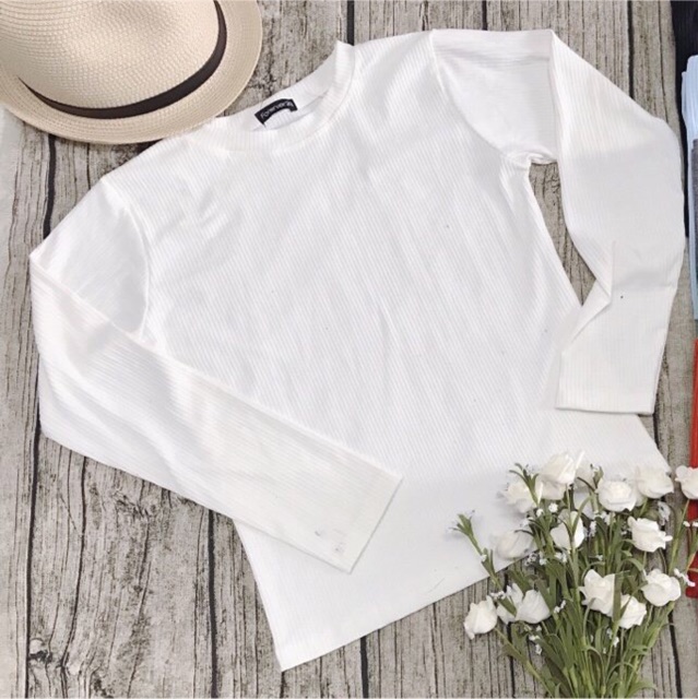 Áo Thun Gân Tay Dài Hót