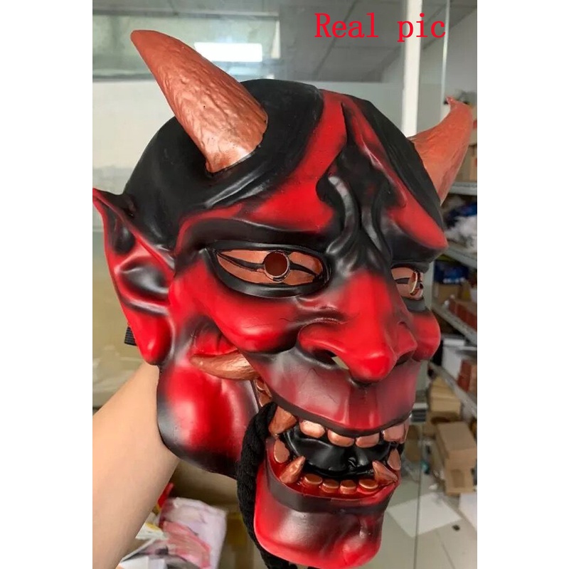 Mặt Nạ Quỷ Orochimaru Corpse Ma Quỷ Bằng Cao Su Mềm Phong Cách Nhật Bản Cho Halloween