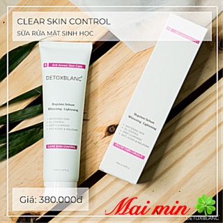 Sữa rửa mặt detox blanc số 2