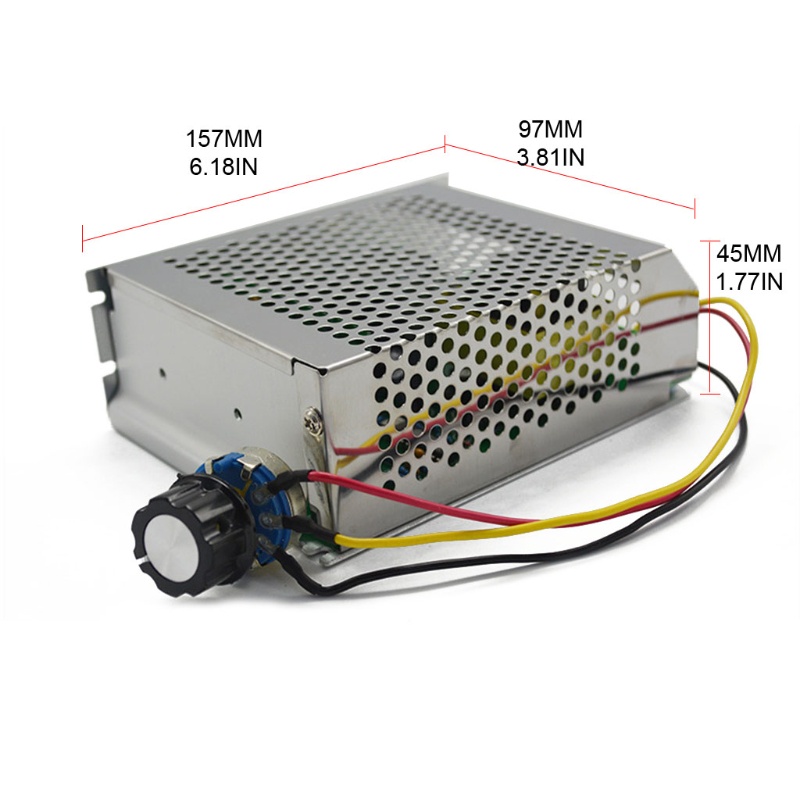 tree PWM DC Motor Speed Controller Switch for DC Spindle Motor Input Speed Controller 110V-220V/WK822/8A Voltage Regulator