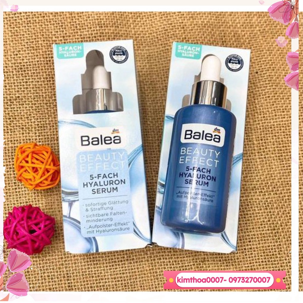 SERUM BALEA BEAUTY EFFECT 5-FACH HYALURON GIÚP TRẺ HOÁ DA- 30ml
