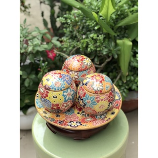 Hủ mứt dây lá gốm sứ Nam bộ