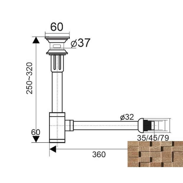 BỘ XI PHÔNG & ỐNG XẢ LAVABO NXP027