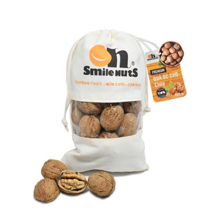 Quả Óc Chó Chile Smile Nuts túi canvas 425g - Kèm dụng cụ tách vỏ