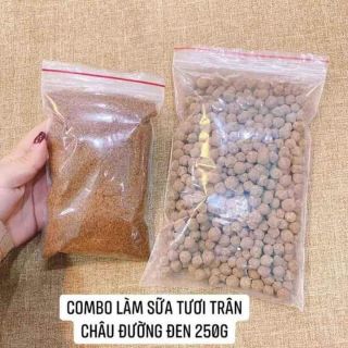 Combo làm sữa tươi chân trâu đường đen