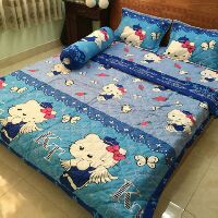 Bộ gra mền cotton poly 5 món cao cấp