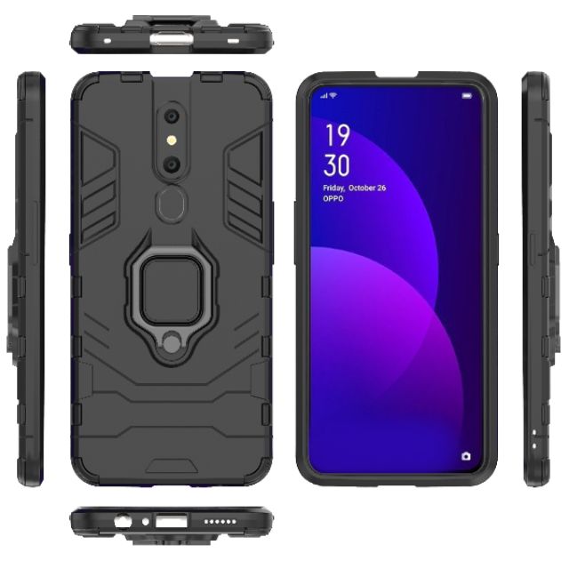 Ốp lưng Oppo F11 Pro chống sốc Iron Man Iring cao cấp giá đỡ xem phim