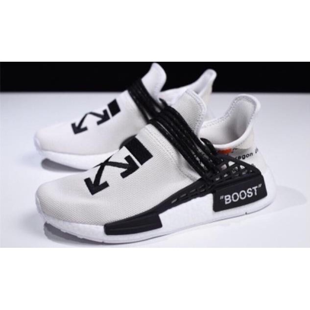 | Chuẩn | Giầy  NMD HUMAN RACE off white thể thao sneaker thời trang dạo phố KHO Xịn Nhẩt NEW . HOT ✔ ⚭ L : "