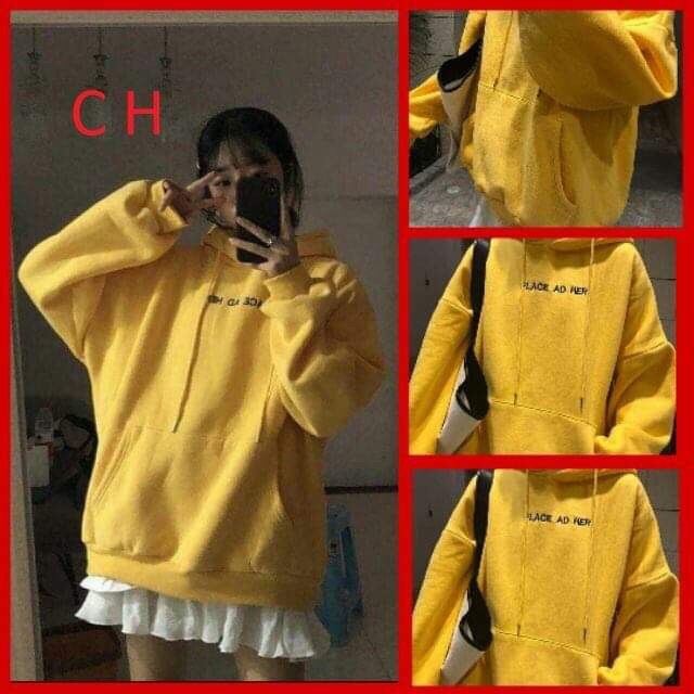 Áo hoodie AD HEAR chữ ngực COH1019