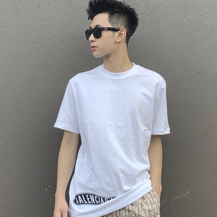 Áo Phông Nam Balenciaga Họa Tiết Phối Sau Cực Chất - Áo thun Nam Nữ Balen Chất Liệu Cotton Mát Mịn DT Store Vietnam