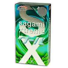 Bao cao su Sagami Xtreme Spearmint (Hộp 10)