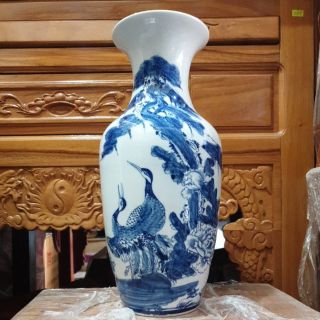 Lộc bình sứ bát tràng cao 38cm