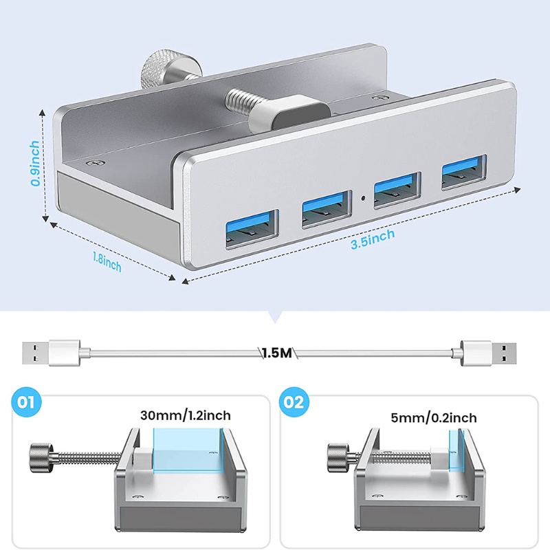 Bộ Chia 4 Cổng Usb 3.0 Tốc Độ Nhanh Tiện Dụng | BigBuy360 - bigbuy360.vn