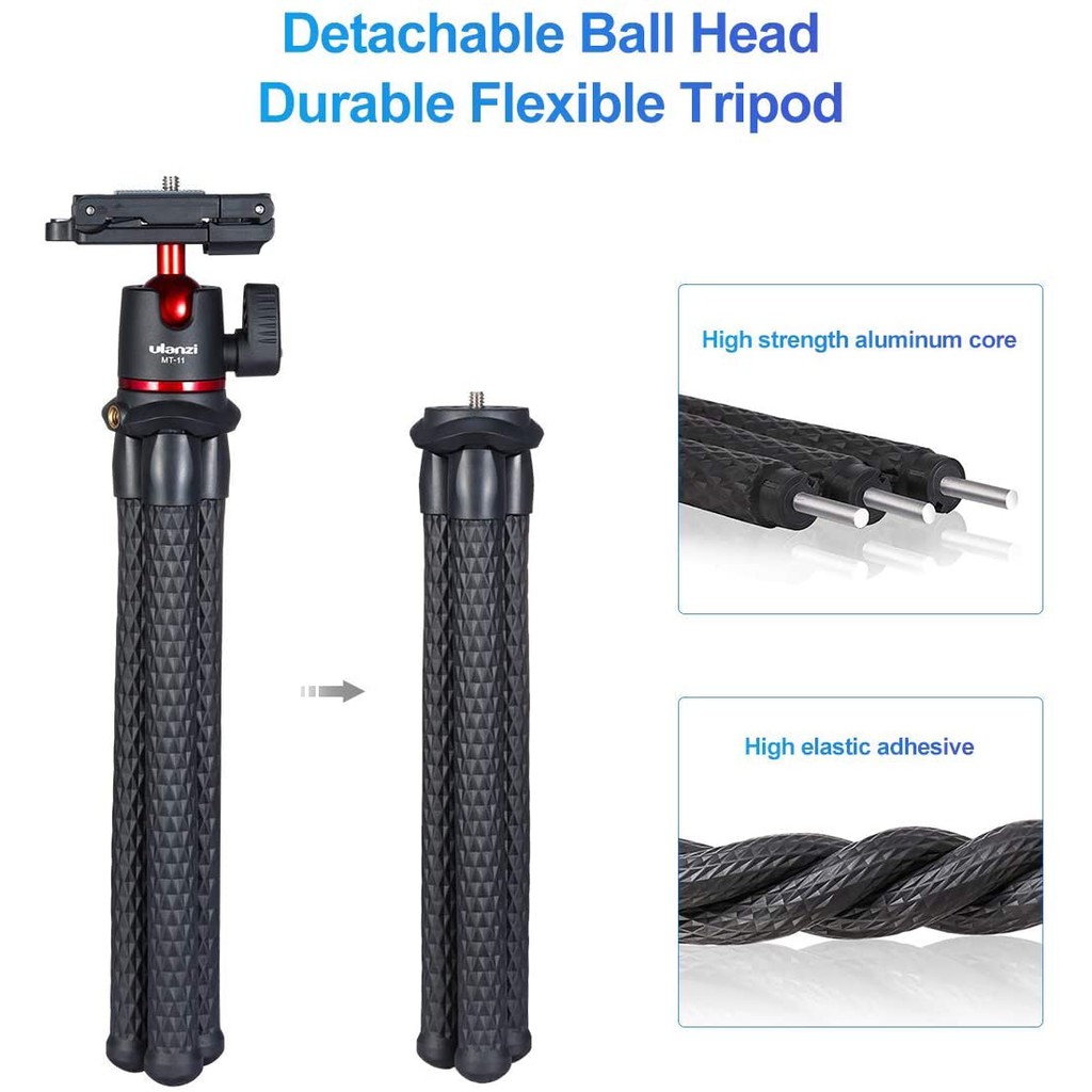 Ulanzi MT-11 - Chân Tripod Bạch Tuộc Quay Phim Cho Điện Thoại, Máy Ảnh - Hàng Chính Hãng