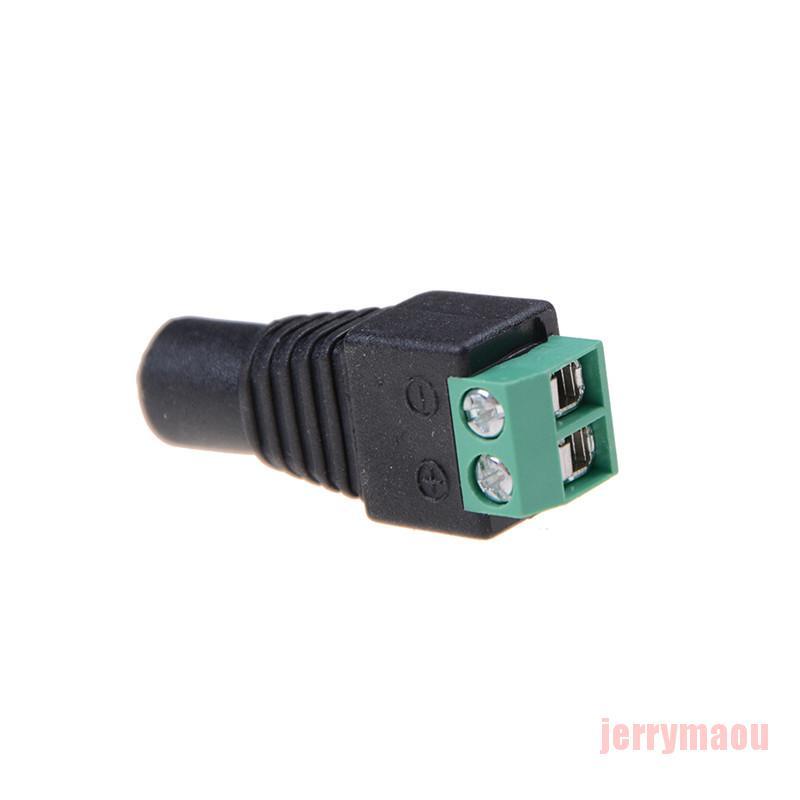 Bộ 2 Đầu Nối 2.1X5.5Mm DC Female Cho CCTV DVR Light