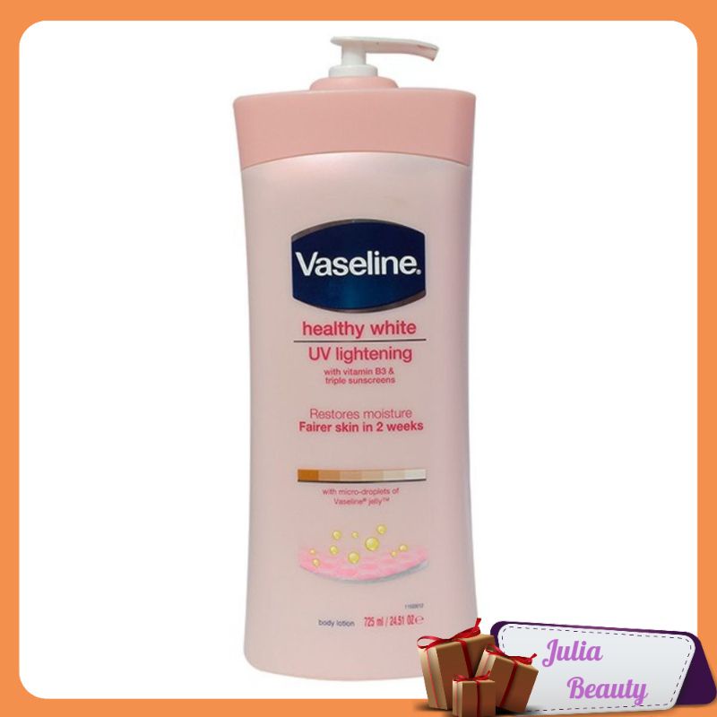 Sữa Dưỡng Thể Vaseline / 𝘍𝘳𝘦𝘦𝘴𝘩𝘪𝘱 / Dưỡng Thể Trắng Da Toàn Thân Vaseline Lotion 725ML - Julia Beauty - Sp27