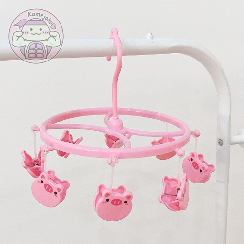 Móc treo quần áo đa năng dễ thương, móc trùm phơi đồ lót, tất dễ thương