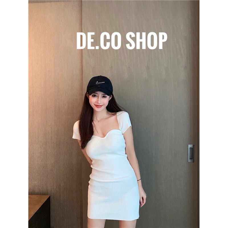 Váy Body Trễ Vai From Dáng Ôm -FREESHIP- Hàng Quảng Châu Loại 1 - V06 - Đầm đi chơi đi tiệc sang chảnh