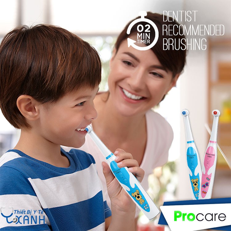 Bàn chải điện đánh răng trẻ em Procare KHB01