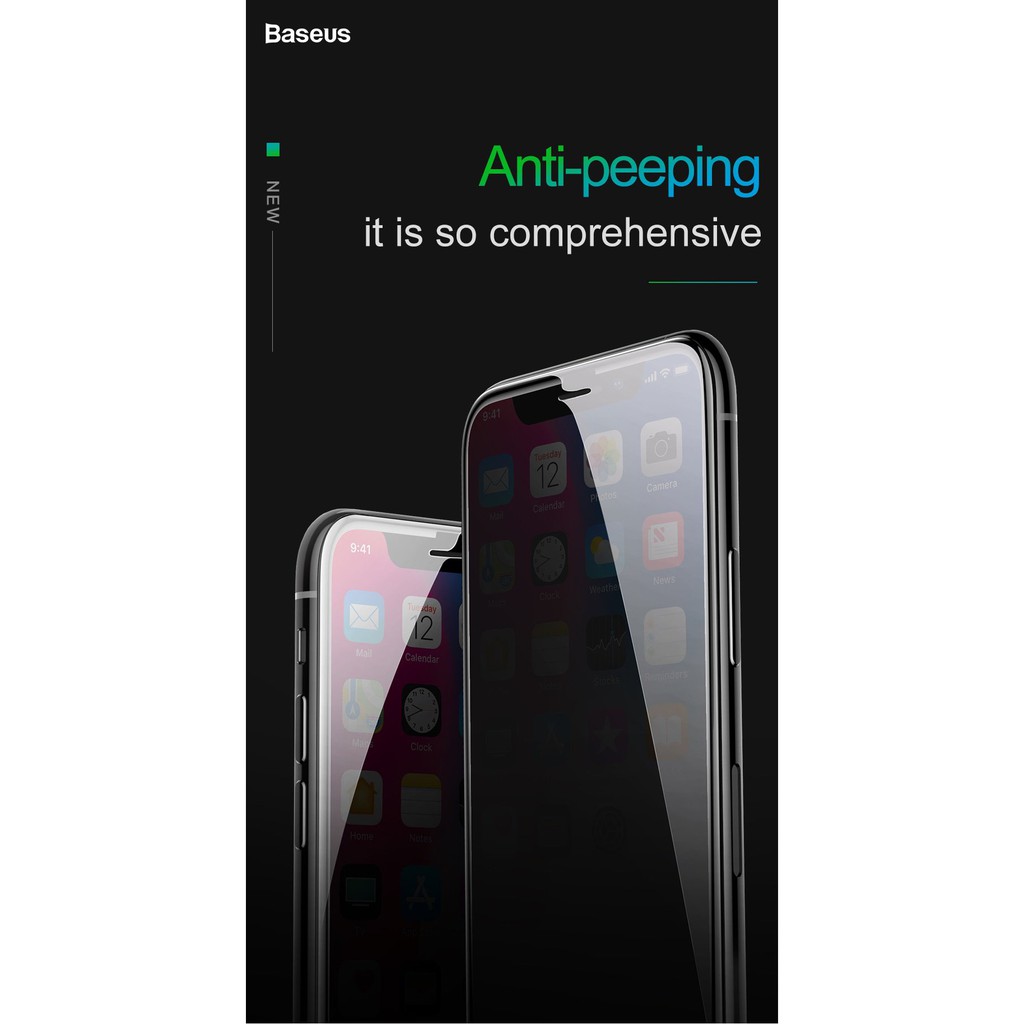 Kính CL iPhone 11/ XR Baseus Chống Nhìn Trộm FULL Màn