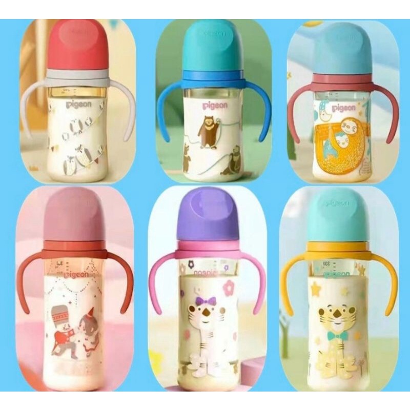 Bình sữa pigeon chuẩn Nhật Sof Touch Pro 330ml( có sẵn)