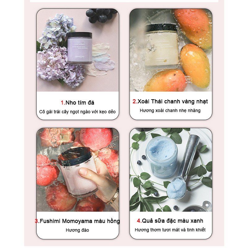 Tẩy tế bào chết Verbena Linn làm trắng và mềm da có hương thơm lâu trôi cao cấp 300g
