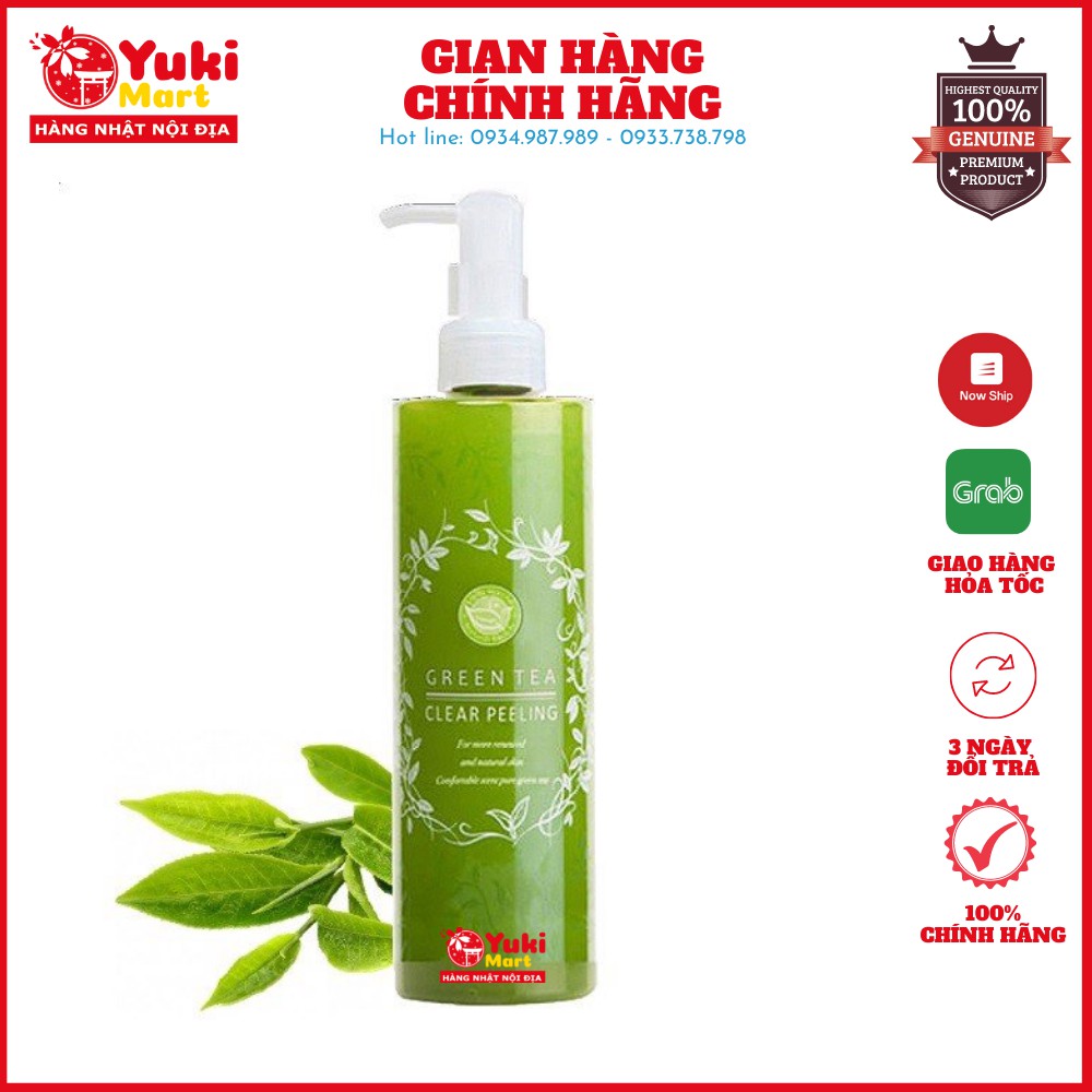 Gel Tẩy Tế Bào Chết Trà Xanh Green Tea Clear Peeling 200ml