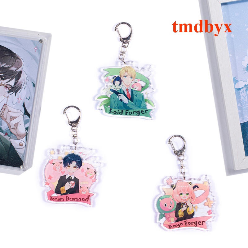 Tmdbyx Móc Khóa Acrylic In Họa Tiết Hoạt Hình Spy X Family Twilight Yor Forger Anya Forger