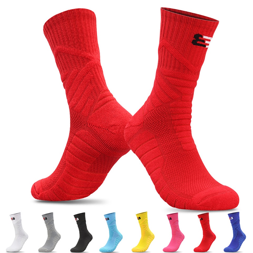 Vớ Thể Thao Cổ Cao Dày Dặn Thoải Mái Cho Người Lớn