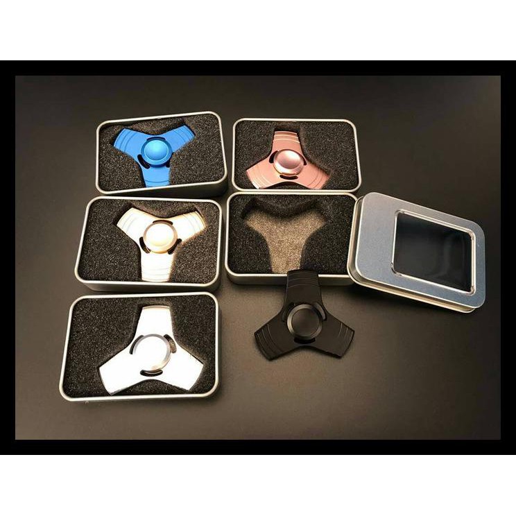 Con Quay Đồ Chơi Fidget Spinner Bằng Kim Loại Nhôm Cao Cấp