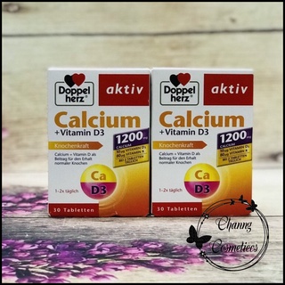 Viên  uống bổ sung Canxi Doppelherz Calcium Vitamin D3 1200, 30 Viên Hàng Đức