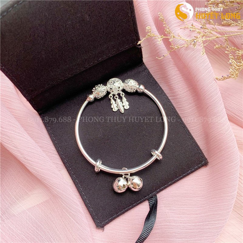 Lắc Tay Bạc Nữ S925 Kiểu Dream Catcher Thời TranG, Lắc Tay Nữ Bạc, Vòng Tay Nữ