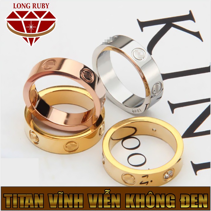 NHẪN CARTIER THỜI TRANG MÀU HỒNG, VÀNG, TRẮNG | NHẪN CATIER