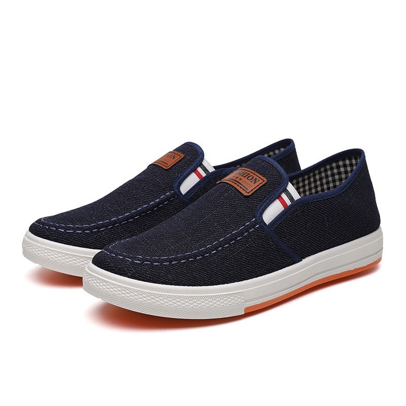 Giày lười vải nam - Slip on nam  cao cấp  B73