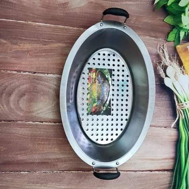 Khay om cá inox cao cấp đa năng