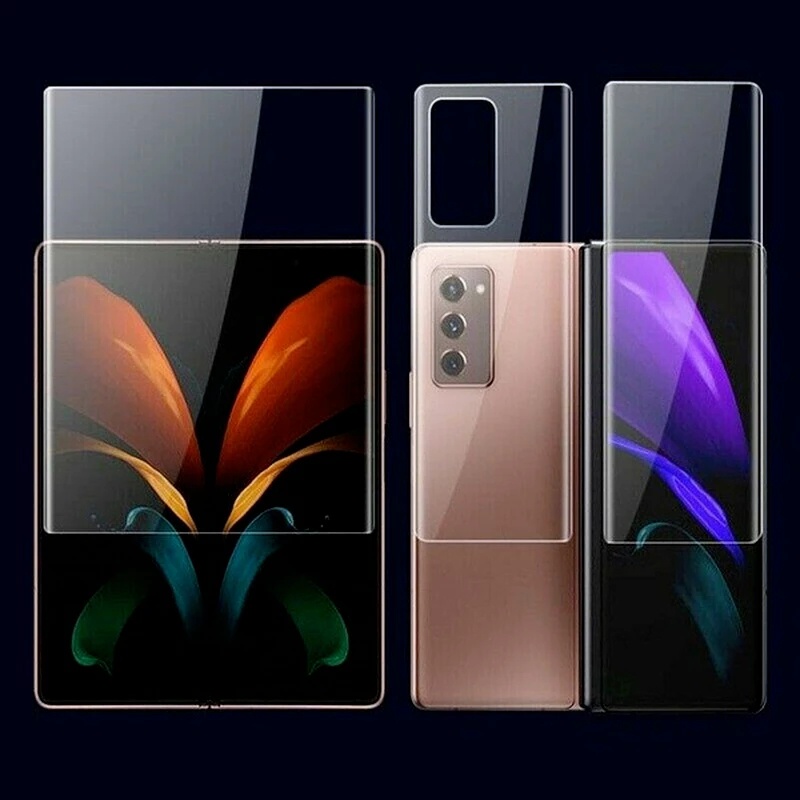 4in1 Back Protector + Front Hydrogel Film + lens protectors for samsung galaxy z fold 4 zfold