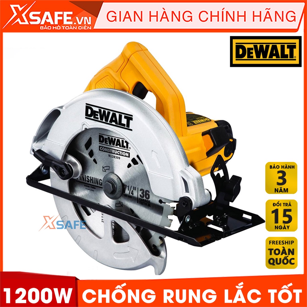 Máy cưa 1200W DEWALT DWE561-B1 kèm lưỡi cưa - Máy cưa cầm tay DeWalt chất liệu hợp kim thép, cắt sâu tối đa 65mm