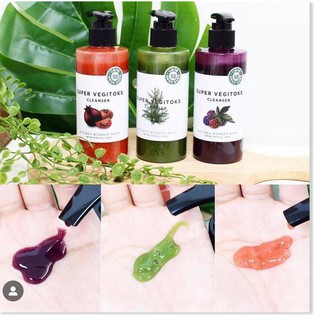 Sữa rửa mặt rau củ Super Vegitoks Cleanser