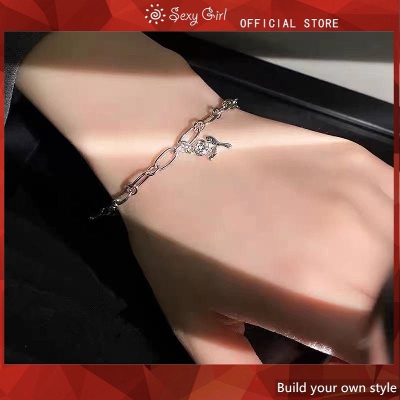 Vòng tay thiết kế họa tiết hoa hồng quyến rũ thời trang dành cho nữ | BigBuy360 - bigbuy360.vn