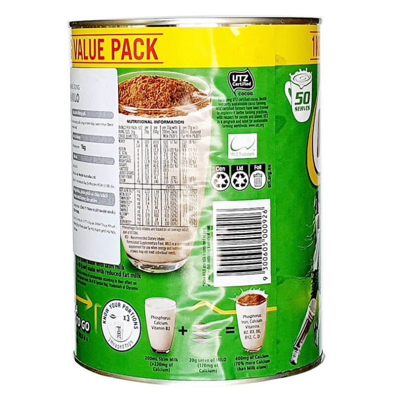 [Freeship] Sữa Milo Úc 1kg(chính hãng, giá tốt) _Hàng mới,có sẵn