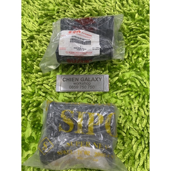 CẶP CAO SU GÁC CHÂN TRƯỚC XIPO/RG/RGV/RGX/SATRIA
