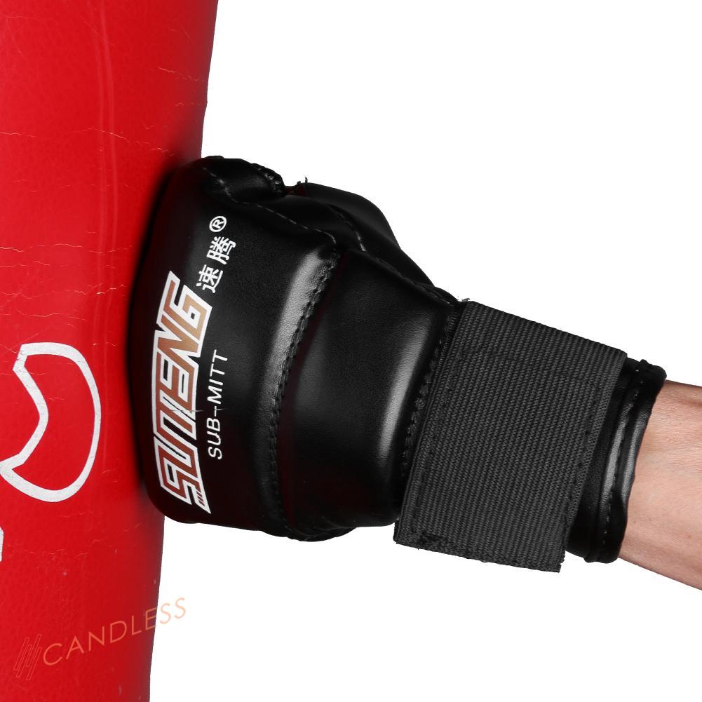 Găng tay da PU hở ngón chuyên dụng cho MMA Boxing Tiger Muay Thai chất lượng cao