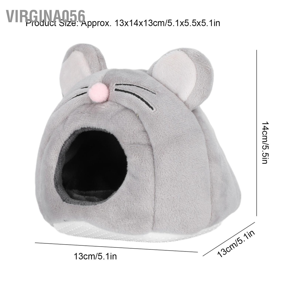 Có thể bán buôn Chú chuột Hình Thú Cưng Nhỏ Đáng Yêu Ngủ Ngôi Nhà Mềm Mại Giường Ấm Lồng Cho Hamster Virgina056 Hàng giao ngay