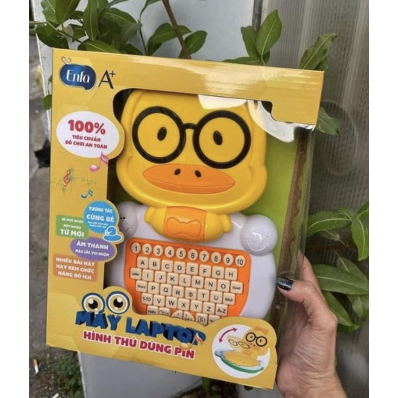 ĐỒ CHƠI MÁY LAPTOP HÌNH THÚ QUÀ TẶNG SỮA ENFA