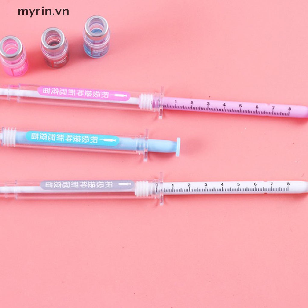 Set 2 Bút Kí Tên Hình Ống Tiêm Độc Đáo