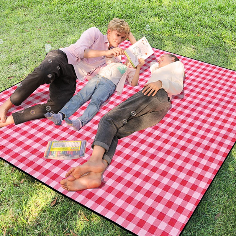 Camel CROWN Outdoor picnic mat picnic moisture-proof mat cắm trại dã ngoại vải