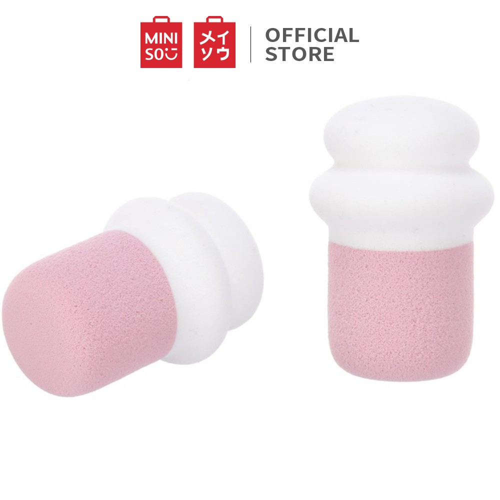 Bông phấn hai màu Miniso 2 cái - Hàng chính hãng